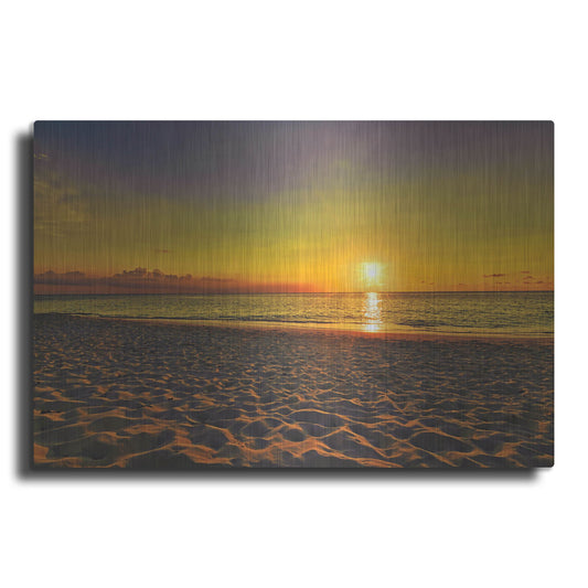 Luxe Metal Art 'Near The Horizon' by Mark A Paulda, Metal Wall Art