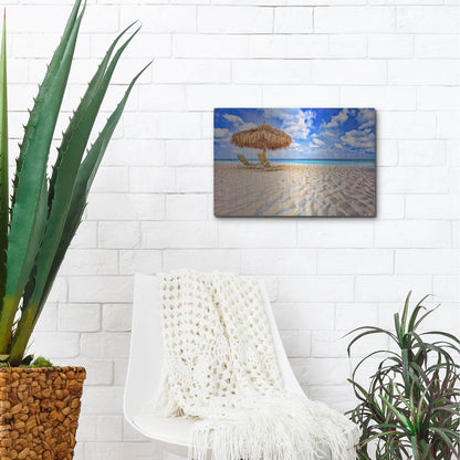 Luxe Metal Art 'Relax' by Mark A Paulda, Metal Wall Art,16x12