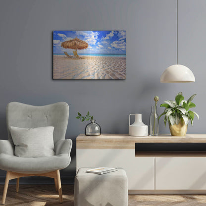 Luxe Metal Art 'Relax' by Mark A Paulda, Metal Wall Art,24x16