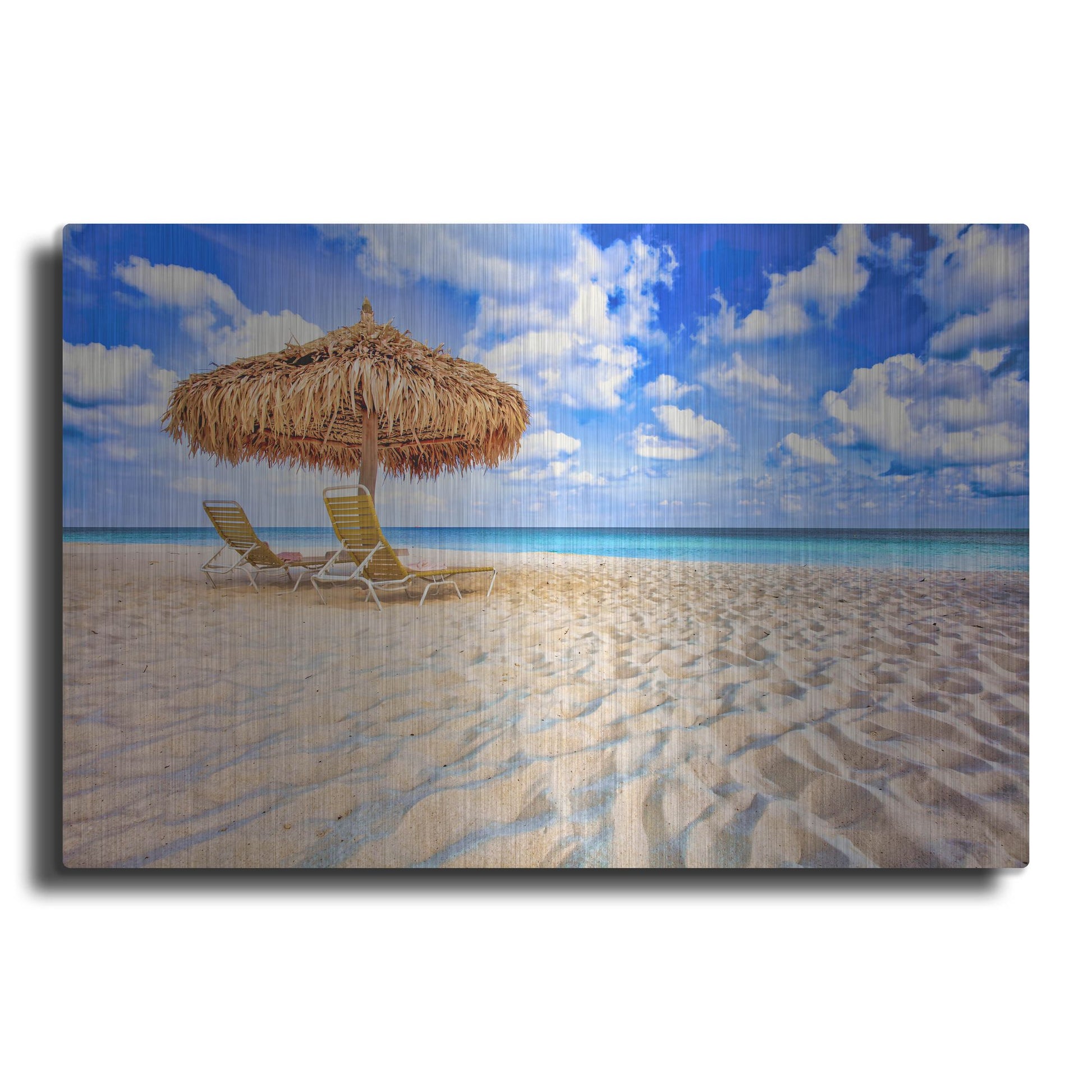 Luxe Metal Art 'Relax' by Mark A Paulda, Metal Wall Art