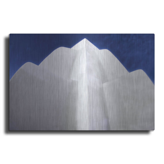 Luxe Metal Art 'San Elizario Mission' by Mark A Paulda, Metal Wall Art