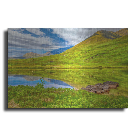 Luxe Metal Art 'West Ireland Green' by Mark A Paulda, Metal Wall Art