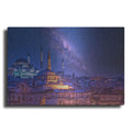 Luxe Metal Art 'Milky Way Over Istanbul' by Mark A Paulda, Metal Wall Art