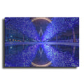 Luxe Metal Art 'London Eye In Blue' by Mark A Paulda, Metal Wall Art