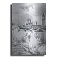 Luxe Metal Art 'London The Big Smoke' by Mark A Paulda, Metal Wall Art
