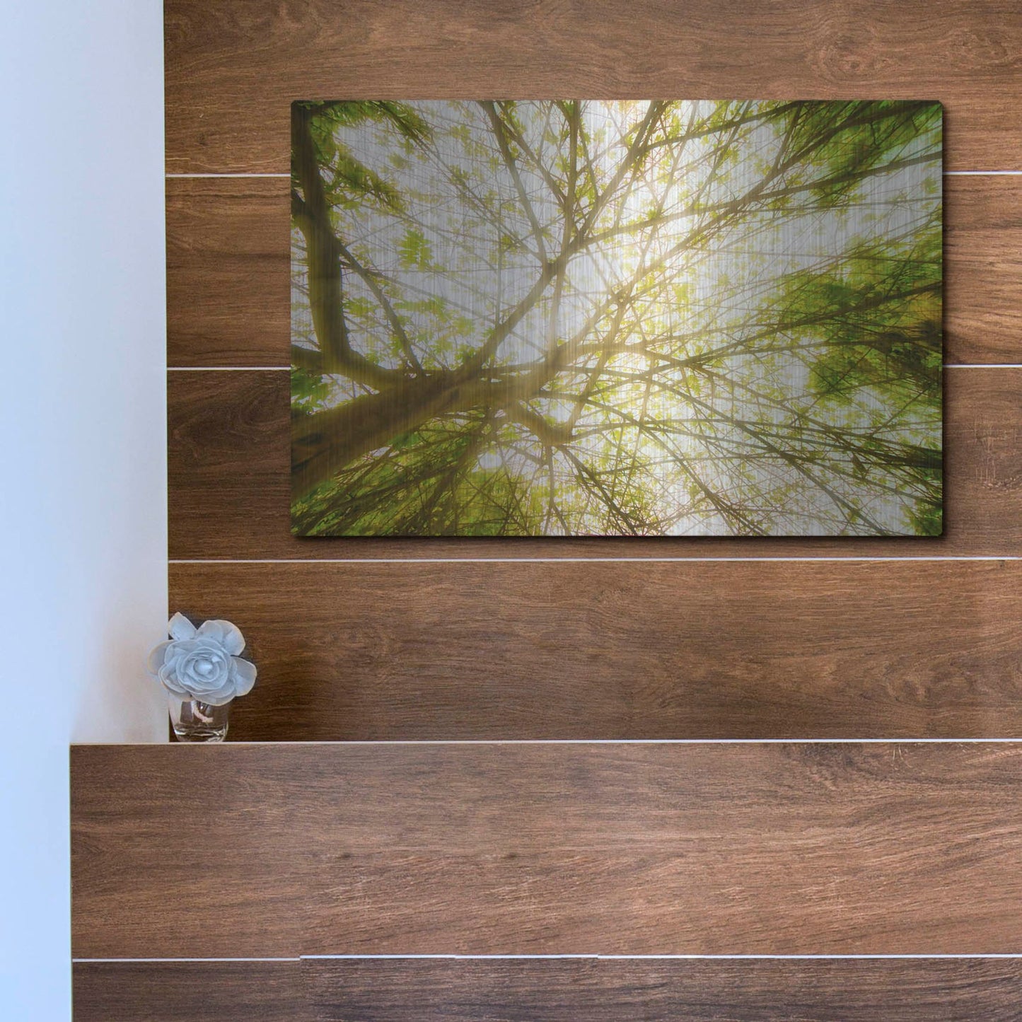 Luxe Metal Art 'Tropical Dream' by Mark A Paulda, Metal Wall Art,16x12