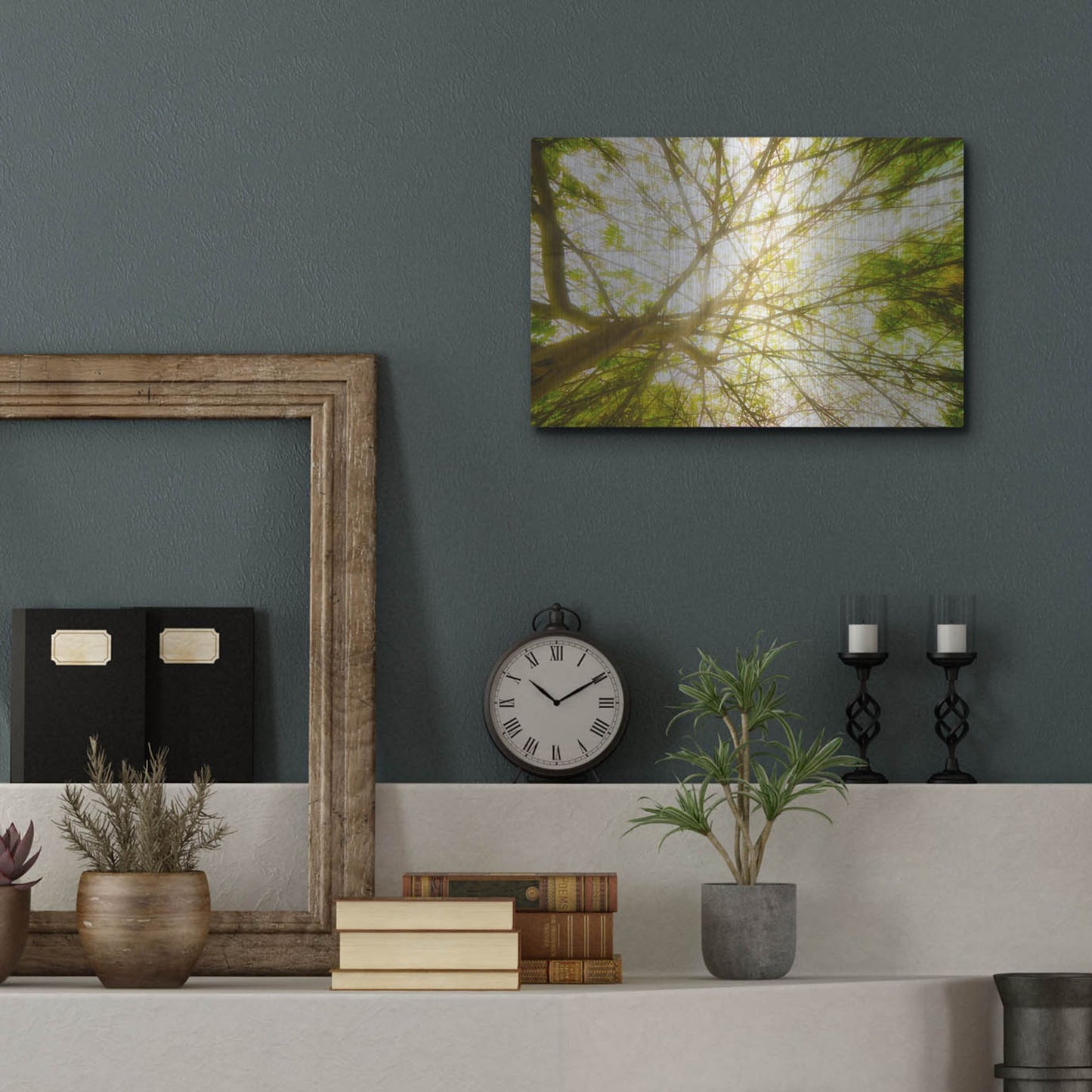 Luxe Metal Art 'Tropical Dream' by Mark A Paulda, Metal Wall Art,16x12