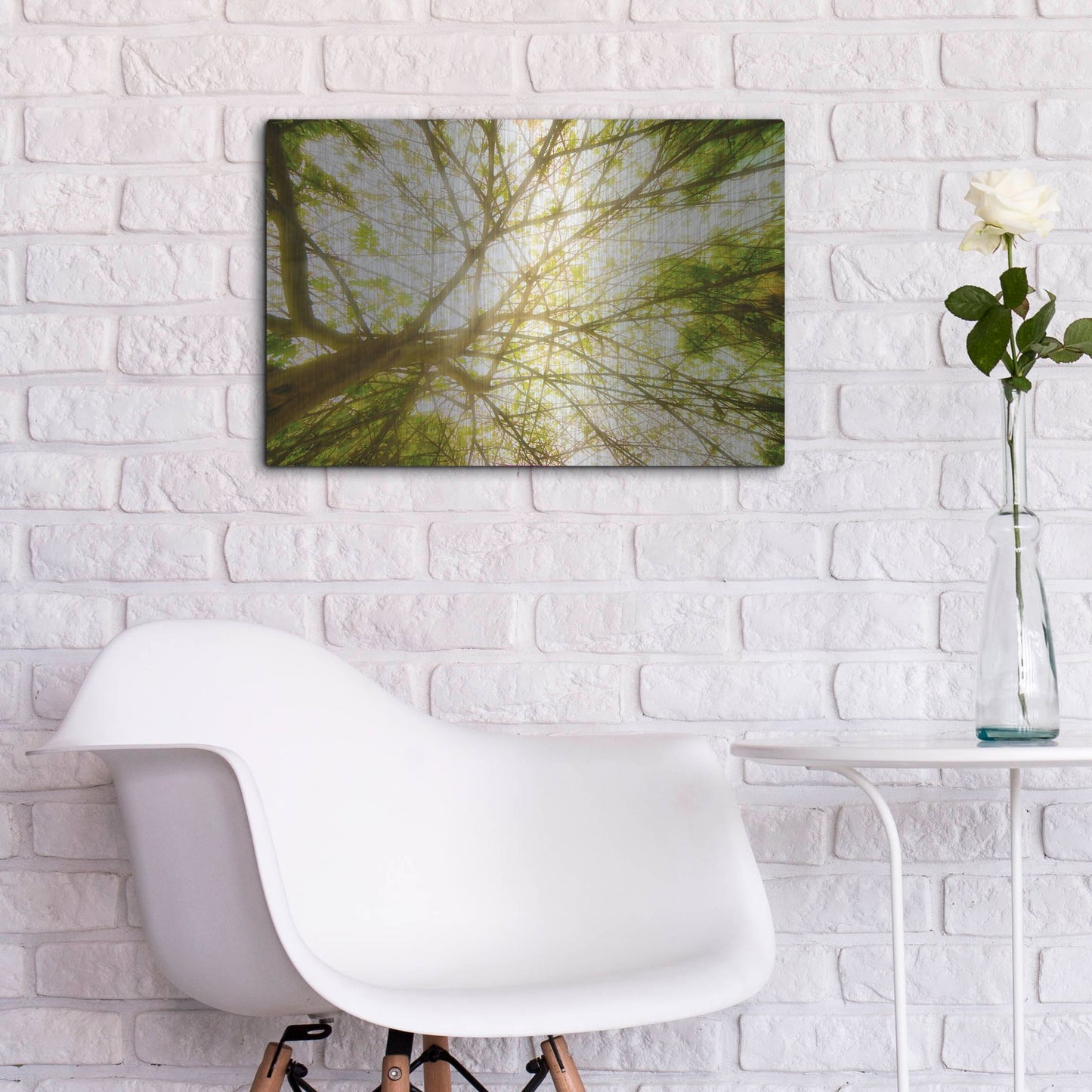 Luxe Metal Art 'Tropical Dream' by Mark A Paulda, Metal Wall Art,24x16