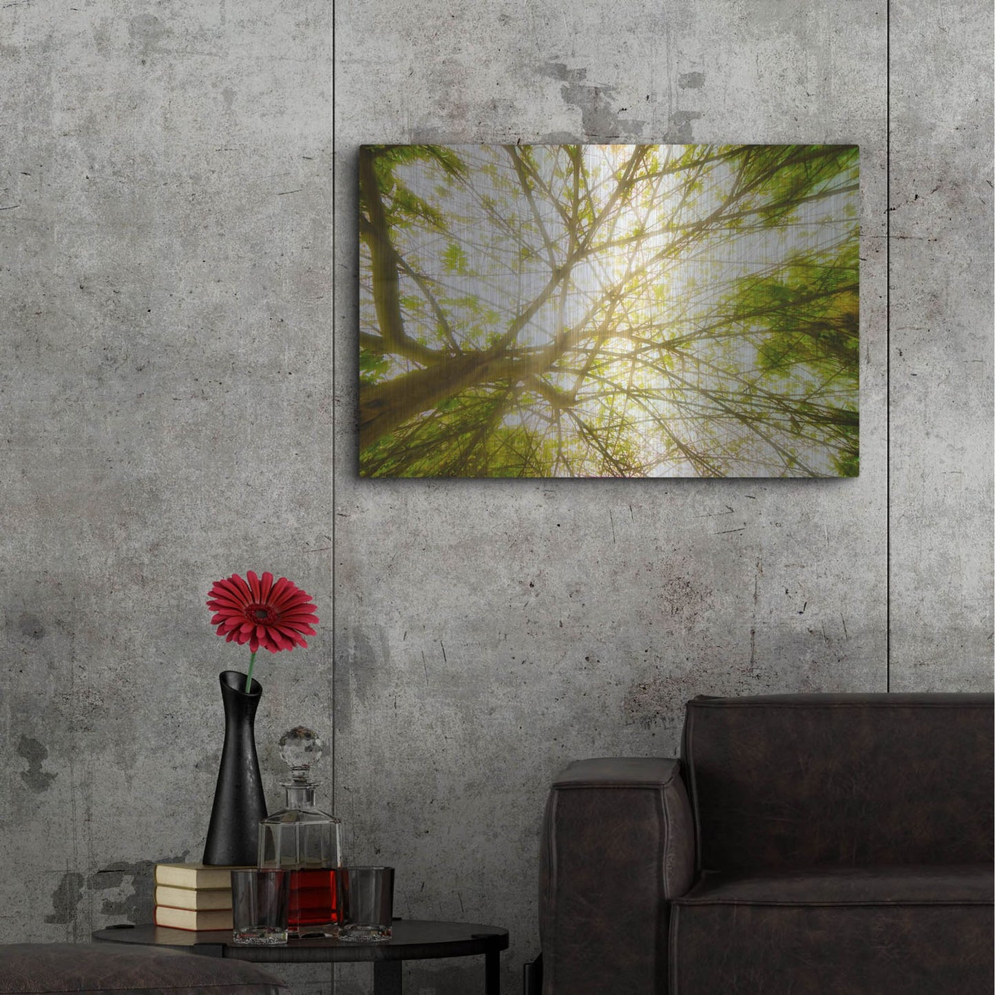 Luxe Metal Art 'Tropical Dream' by Mark A Paulda, Metal Wall Art,36x24