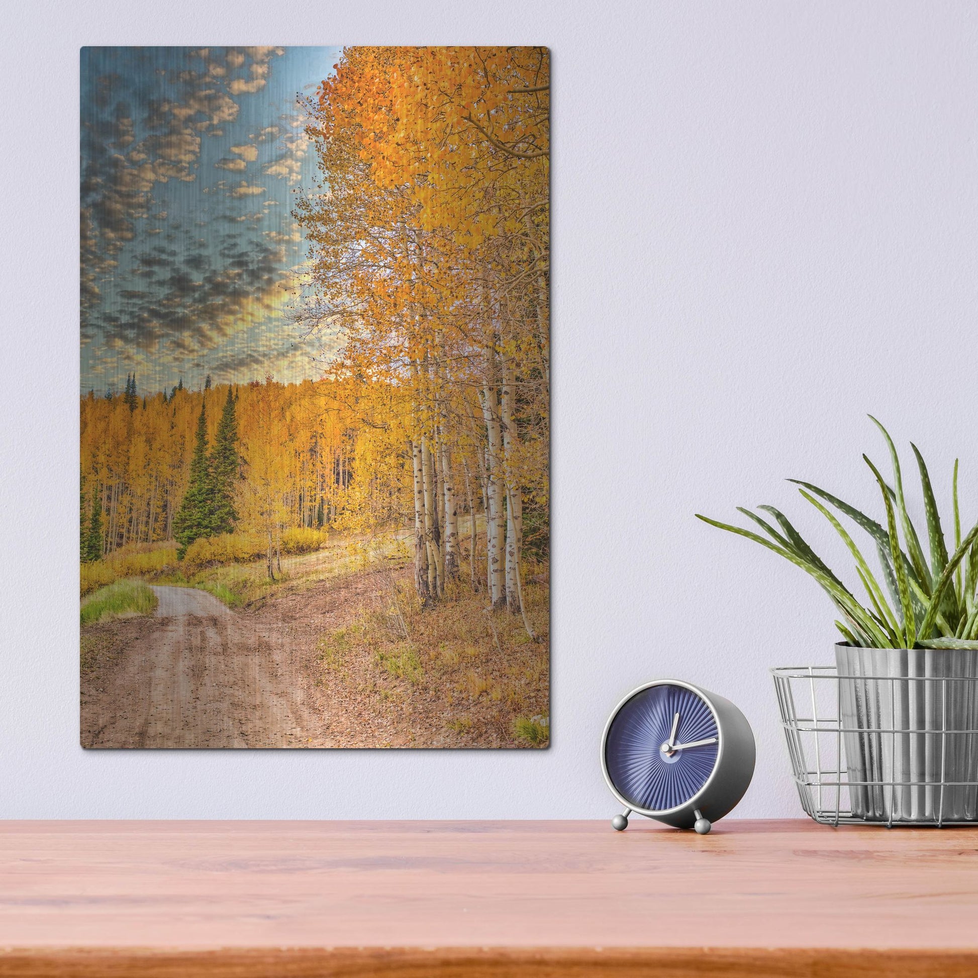 Luxe Metal Art 'Jackson Hole' by Mark A Paulda, Metal Wall Art,12x16