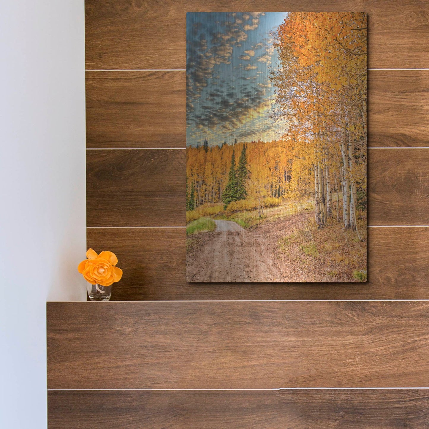 Luxe Metal Art 'Jackson Hole' by Mark A Paulda, Metal Wall Art,12x16