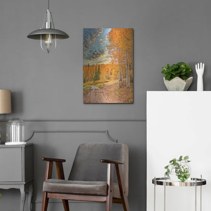 Luxe Metal Art 'Jackson Hole' by Mark A Paulda, Metal Wall Art,16x24