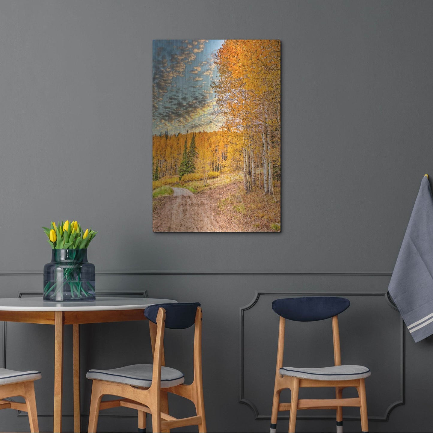 Luxe Metal Art 'Jackson Hole' by Mark A Paulda, Metal Wall Art,24x36