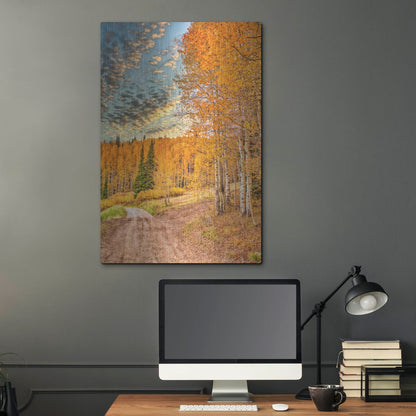 Luxe Metal Art 'Jackson Hole' by Mark A Paulda, Metal Wall Art,24x36