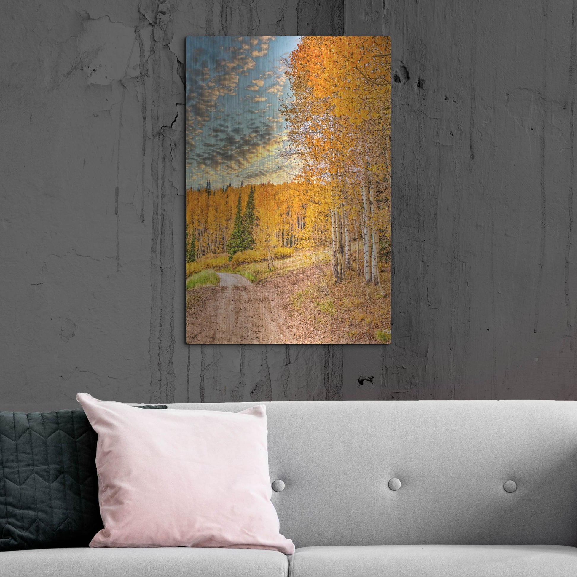 Luxe Metal Art 'Jackson Hole' by Mark A Paulda, Metal Wall Art,24x36