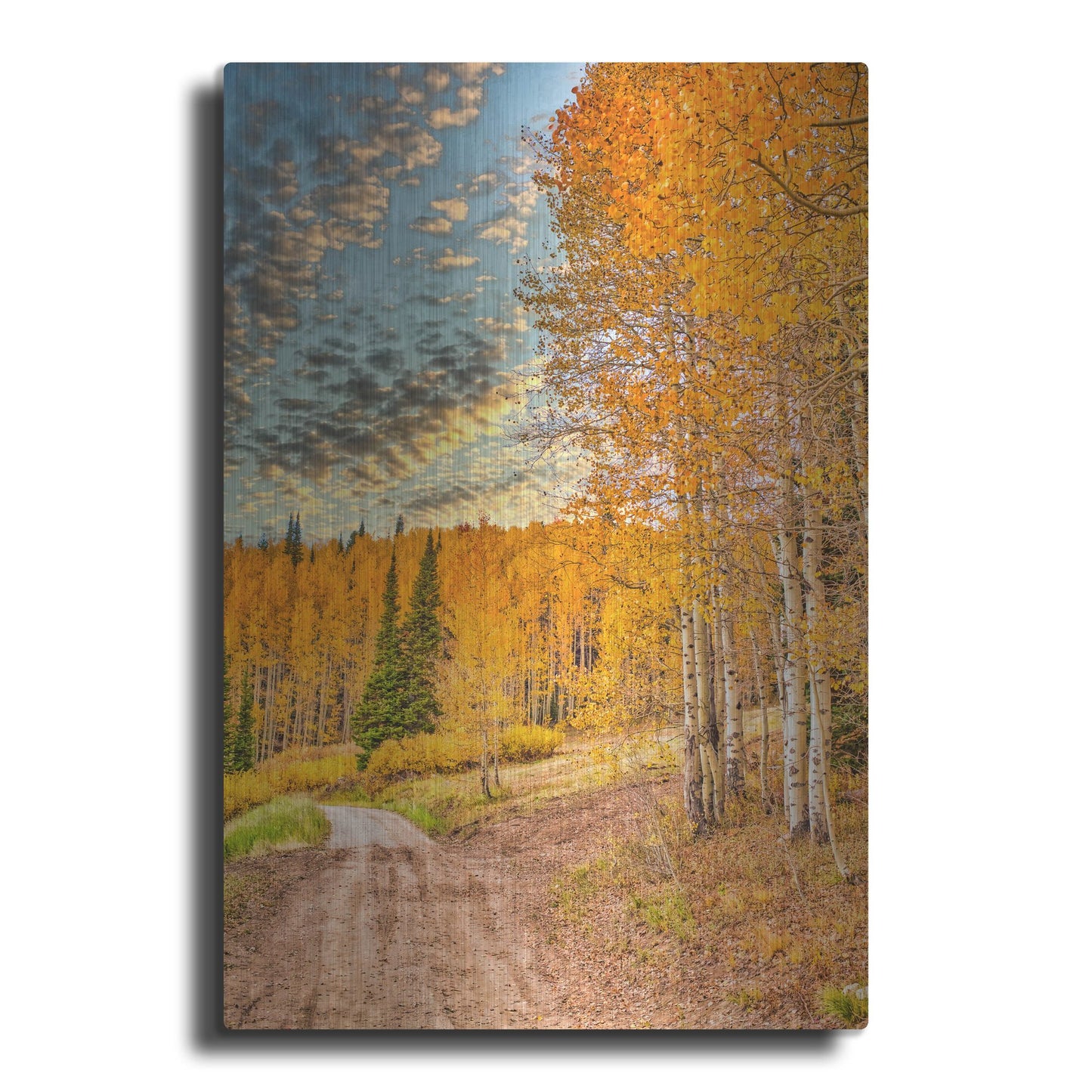 Luxe Metal Art 'Jackson Hole' by Mark A Paulda, Metal Wall Art