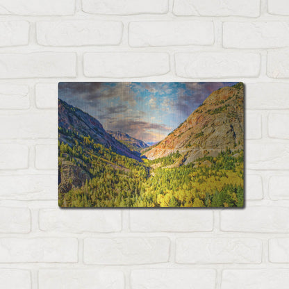 Luxe Metal Art 'Million Dollar View' by Mark A Paulda, Metal Wall Art,16x12