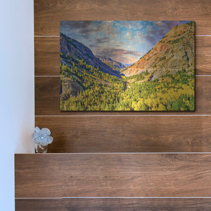 Luxe Metal Art 'Million Dollar View' by Mark A Paulda, Metal Wall Art,16x12