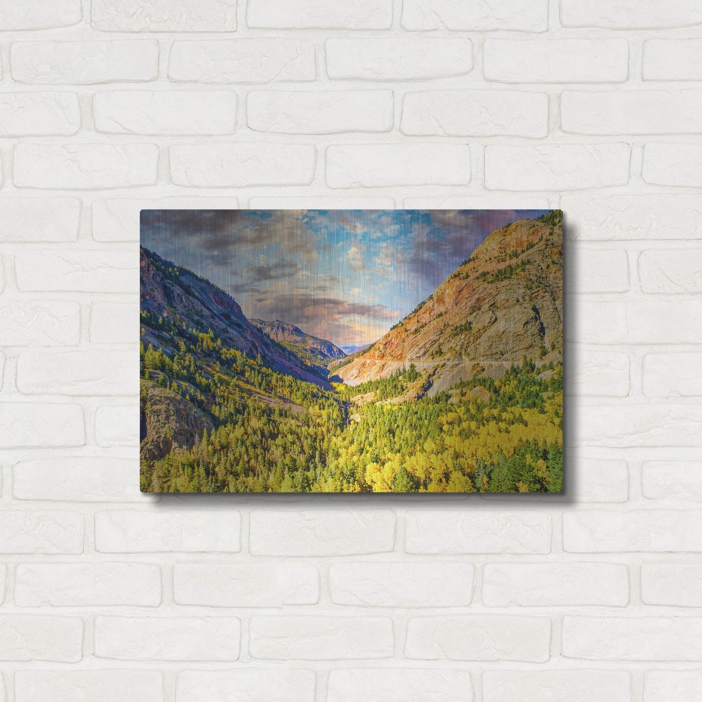 Luxe Metal Art 'Million Dollar View' by Mark A Paulda, Metal Wall Art,24x16