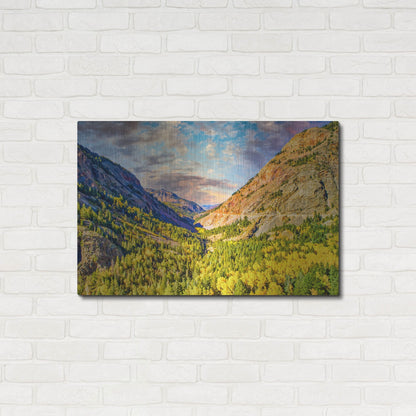 Luxe Metal Art 'Million Dollar View' by Mark A Paulda, Metal Wall Art,36x24