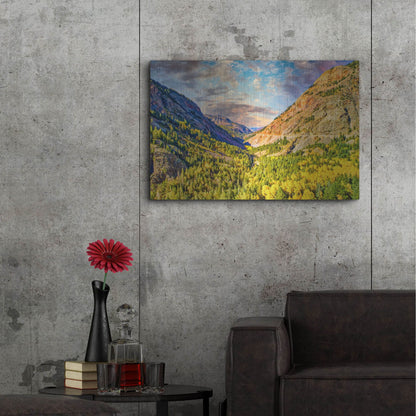 Luxe Metal Art 'Million Dollar View' by Mark A Paulda, Metal Wall Art,36x24