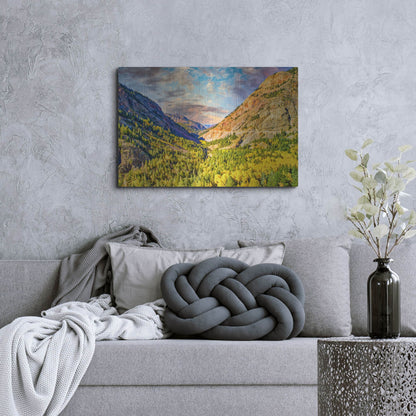 Luxe Metal Art 'Million Dollar View' by Mark A Paulda, Metal Wall Art,36x24