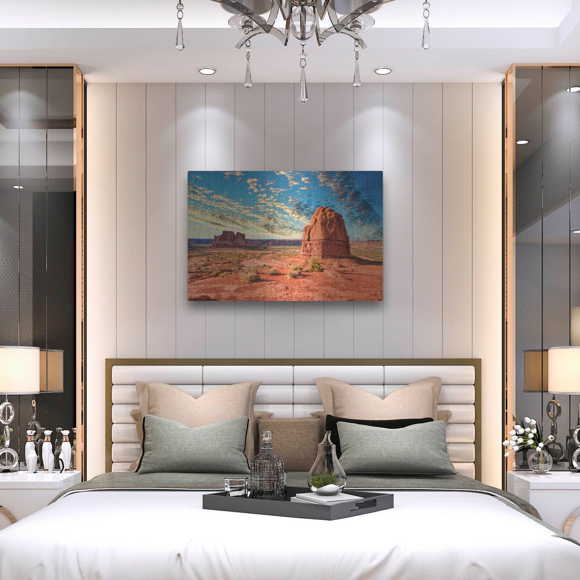 Luxe Metal Art 'Natural Stone Sculpture' by Mark A Paulda, Metal Wall Art,36x24