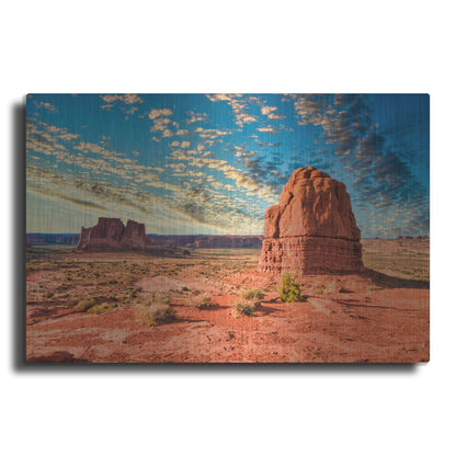 Luxe Metal Art 'Natural Stone Sculpture' by Mark A Paulda, Metal Wall Art