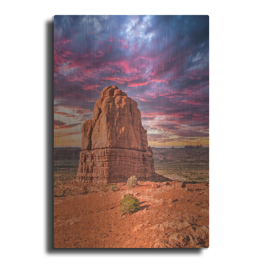 Luxe Metal Art 'Southern Utah Beauty' by Mark A Paulda, Metal Wall Art