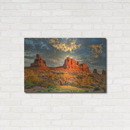 Luxe Metal Art 'Southern Utah Late Afternoon' by Mark A Paulda, Metal Wall Art,36x24
