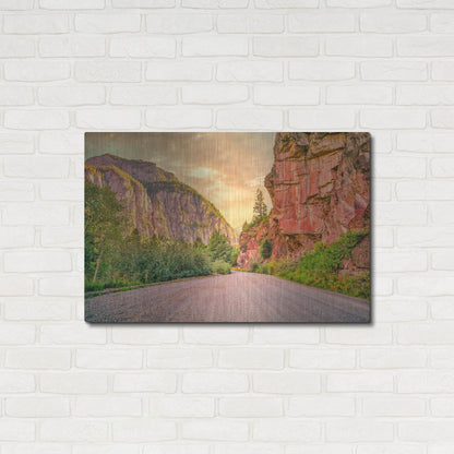 Luxe Metal Art 'San Juan Mountain Road' by Mark A Paulda, Metal Wall Art,36x24