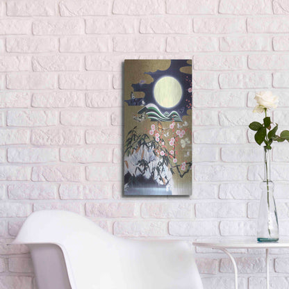 Luxe Metal Art 'Mugen 1' by Zigen Tanabe, Metal Wall Art,12x24