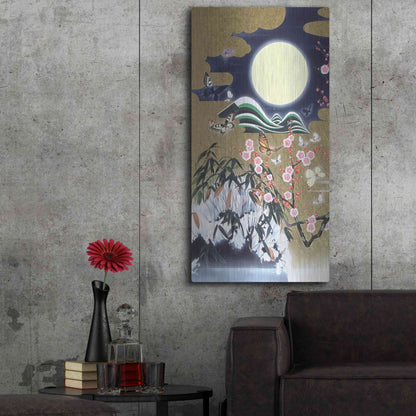 Luxe Metal Art 'Mugen 1' by Zigen Tanabe, Metal Wall Art,24x48