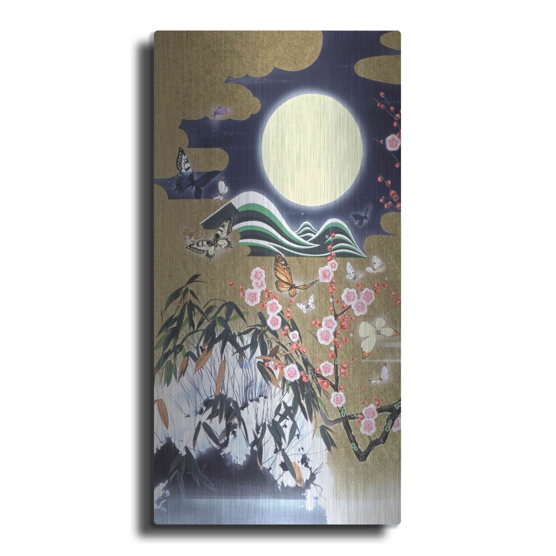 Luxe Metal Art 'Mugen 1' by Zigen Tanabe, Metal Wall Art