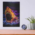 'Great White' by Michael Stewart – Metal Wall Art, 12x16 room view