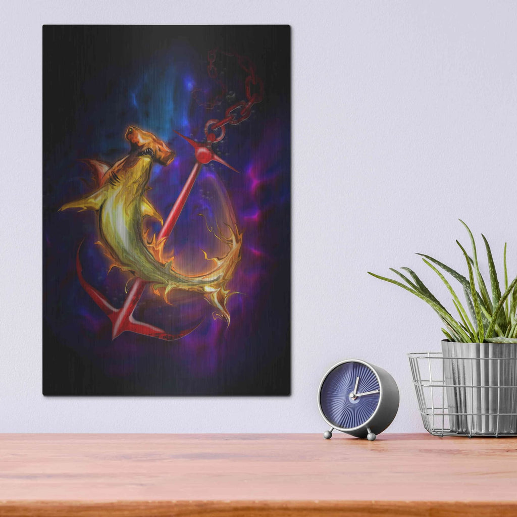 'Hammer Head' by Michael Stewart – Metal Wall Art, 12x16 room view