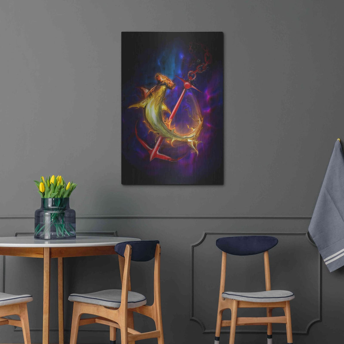 'Hammer Head' by Michael Stewart – Metal Wall Art, 24x36 room view