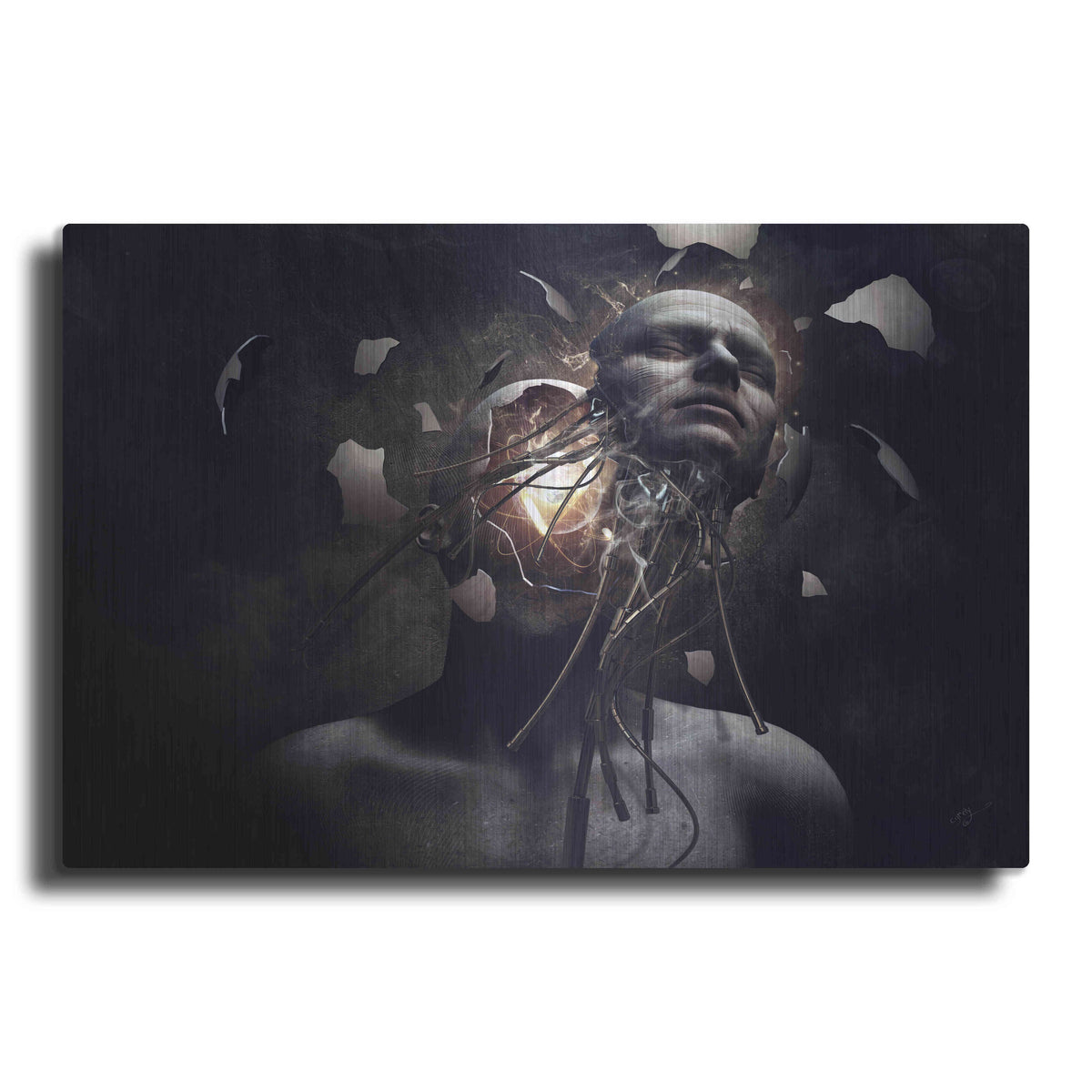 Luxe Metal Art 'New Day' by Cameron Gray, Metal Wall Art