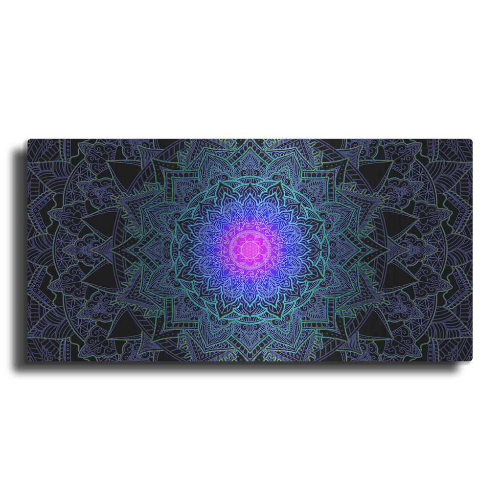 Luxe Metal Art 'Mandala Love' by Cameron Gray, Metal Wall Art