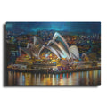 Luxe Metal Art 'Australia Sydney Opera House' by Pedro Gavidia, Metal Wall Art