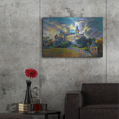 Luxe Metal Art 'Germany Lower Saxony Marienburg Castle' by Pedro Gavidia, Metal Wall Art,36x24