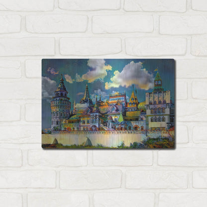 Luxe Metal Art 'Moscow Russia Izmailovsky Market' by Pedro Gavidia, Metal Wall Art,16x12