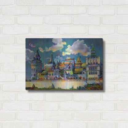 Luxe Metal Art 'Moscow Russia Izmailovsky Market' by Pedro Gavidia, Metal Wall Art,24x16