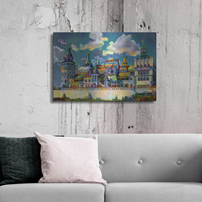 Luxe Metal Art 'Moscow Russia Izmailovsky Market' by Pedro Gavidia, Metal Wall Art,36x24