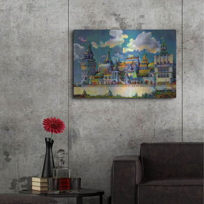 Luxe Metal Art 'Moscow Russia Izmailovsky Market' by Pedro Gavidia, Metal Wall Art,36x24
