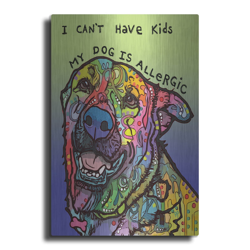 'Allergic' by Dean Russo – Metal Wall Art