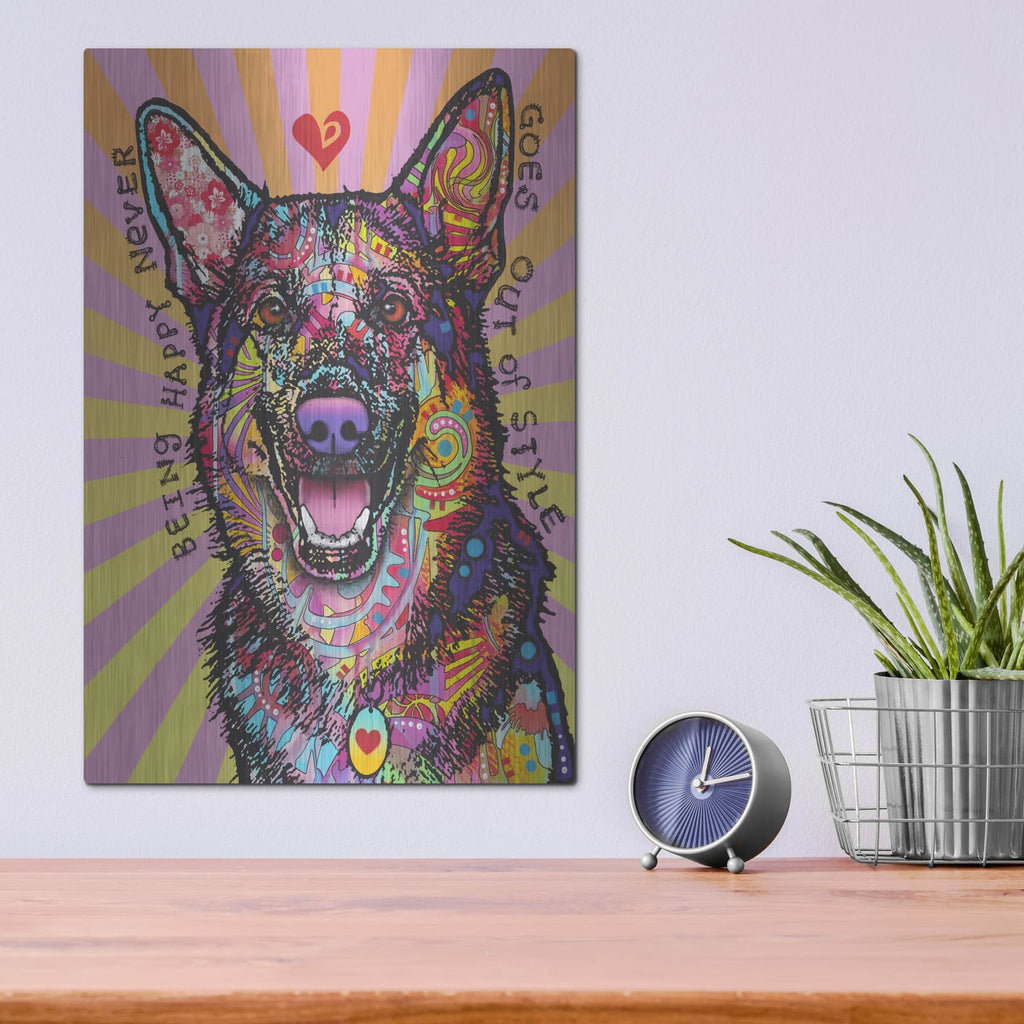 'Being Happy' by Dean Russo – Metal Wall Art, 12x16 room view