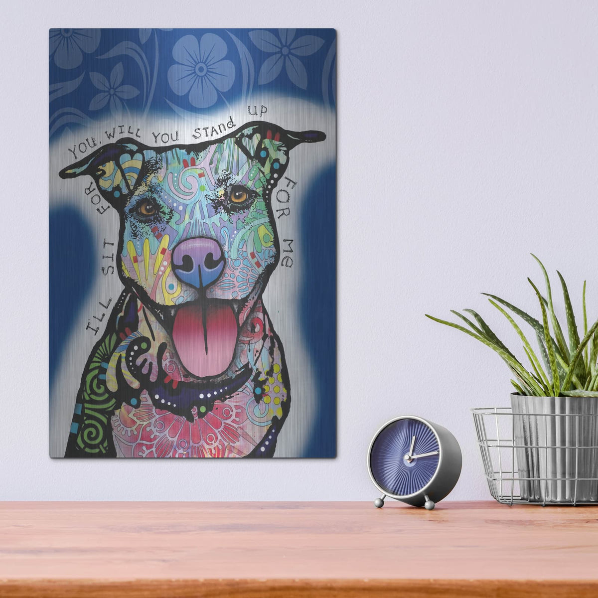 'I'll Sit For You' by Dean Russo – Metal Wall Art, 12x16 room view