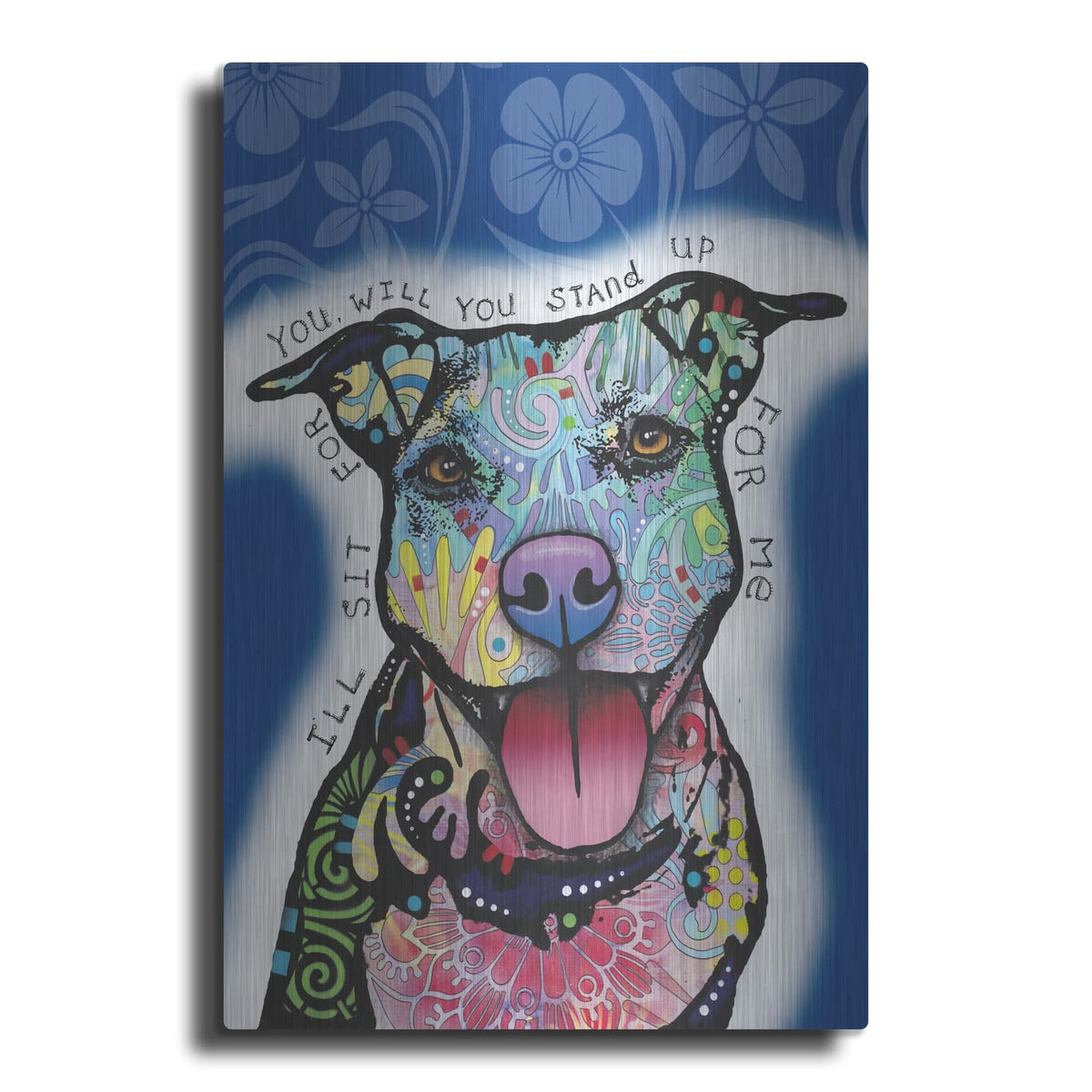 'I'll Sit For You' by Dean Russo – Metal Wall Art