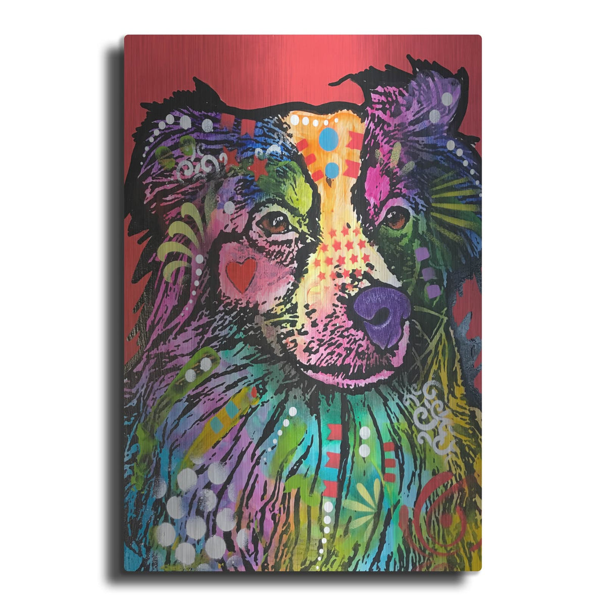 'Sleepy Good Boy' by Dean Russo – Metal Wall Art